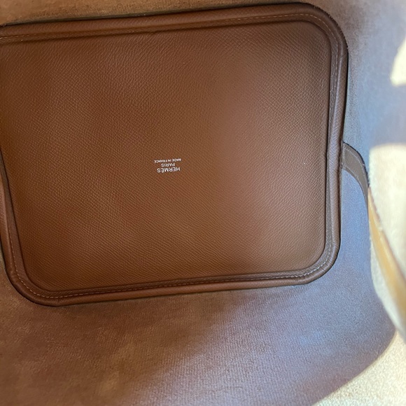 Hermes 2019 limited edition Tressage Gold Epsom Picotin MM - Picture 11 of 12